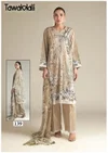 Saba Vol 4 By Tawakkal Pure Cotton Kurti With Bottom Dupatta